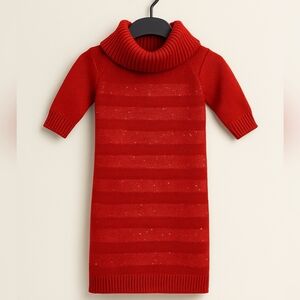 IZ Byer, Kids Christmas Sweater Dress! Vivid red, sequins, warm, cozy, f…